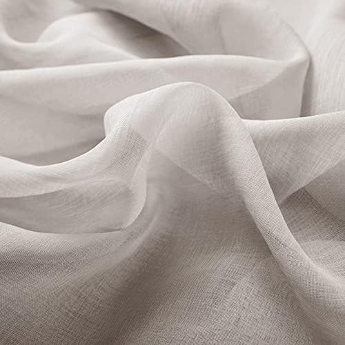 Beydodo 63 Inch Curtains Sheer, Curtains for Living Room Set 2 Panels
