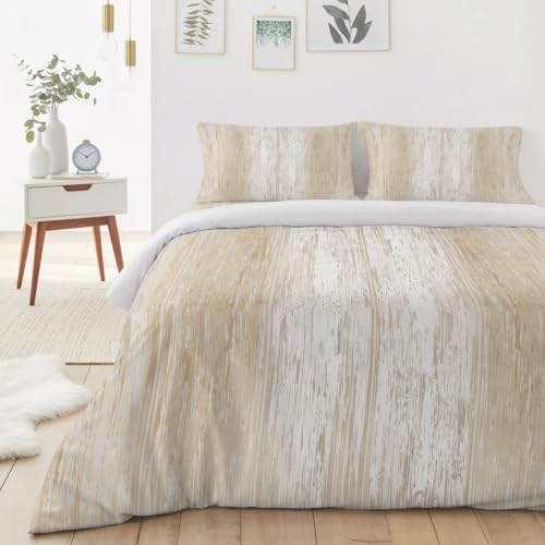 Abstract Ombre Queen Duvet Cover Set - 4 Pcs Comforter Cover Bedding