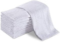 Cleaning Towels, 100% Cotton Bar Mops, White, 60 Pack