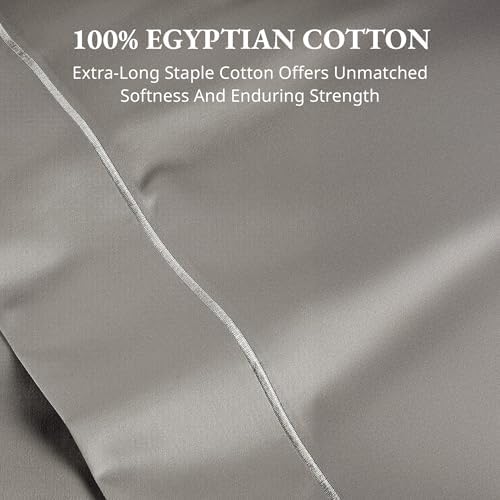 Lane Linen 100% Egyptian Cotton Full Size Flat Sheet Only (85"x100")