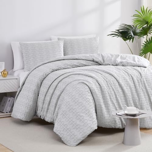 TRP Cottage Core 3 Piece Boho Duvet Cover Full/Queen Size | Clipped