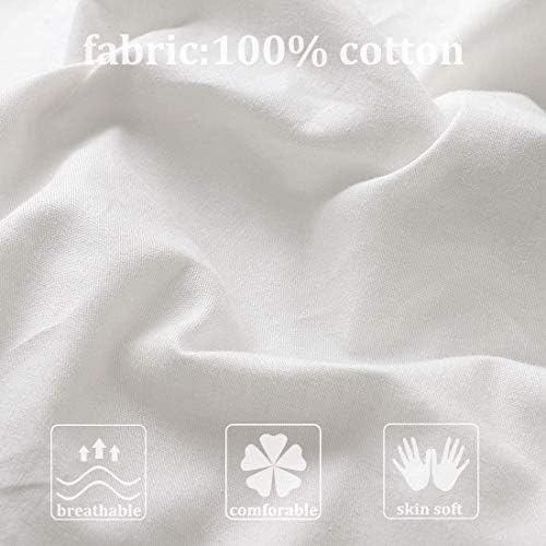 LinenEra 3 Pcs Duvet Cover Set Queen/Full Size 100% Cotton Taupe