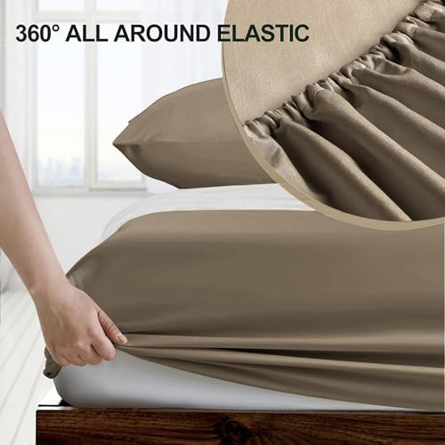 FreshCulture Queen Fitted Sheet - Hotel Quality, Ultra Soft &