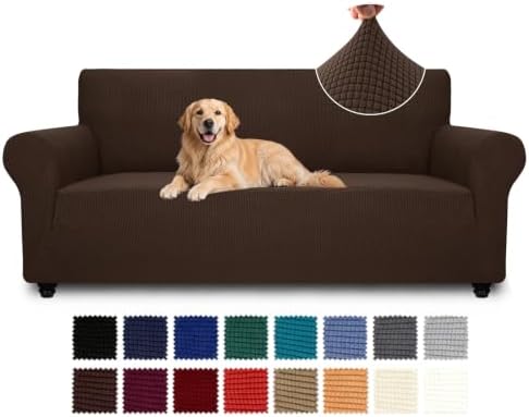 YEMYHOM 2026 Stretch Couch Cover Slipcover, 1 Piece Sofa Covers for 3