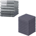 Homaxy Premium Kitchen Towels 18"x28", 6 Pack Large Cotton 380 GSM
