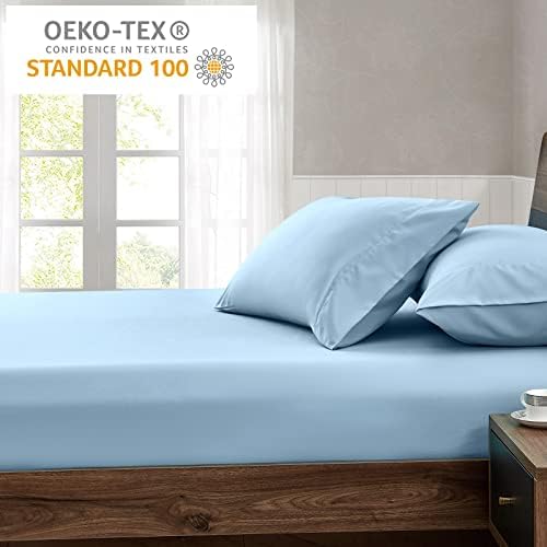 FreshCulture California King Fitted Sheet Only - Hotel Quality Fitted