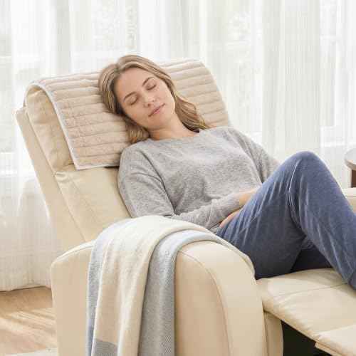 Irenare Non-Slip Recliner Headrest Protector, 17 x 27 inch