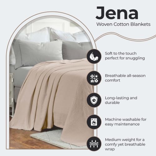 SUPERIOR JENA Cotton Blanket Picnic, Beach, Traveling or Camping
