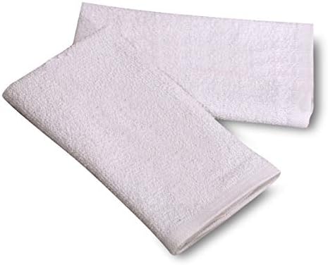 GOLD TEXTILES 60 PC New Cotton Blend White Restaurant Bar Mops Kitchen