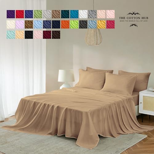 Twin-XL Size 4-Piece Sheet Set 1000 Thread Count Percale 100% Pure