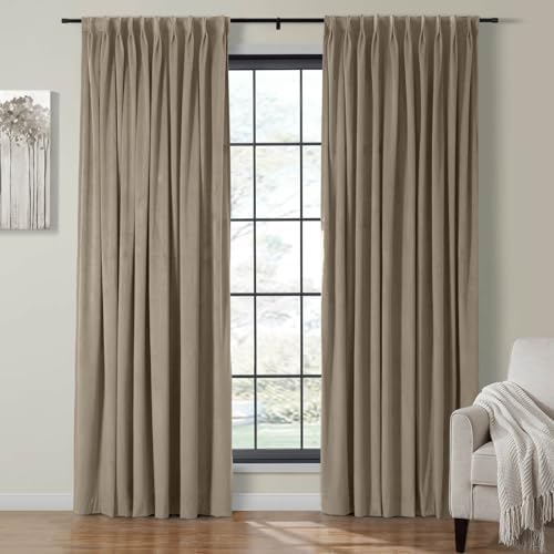 Drapifytex Thermal Insulated Blackout Extra Long 102 Inches by