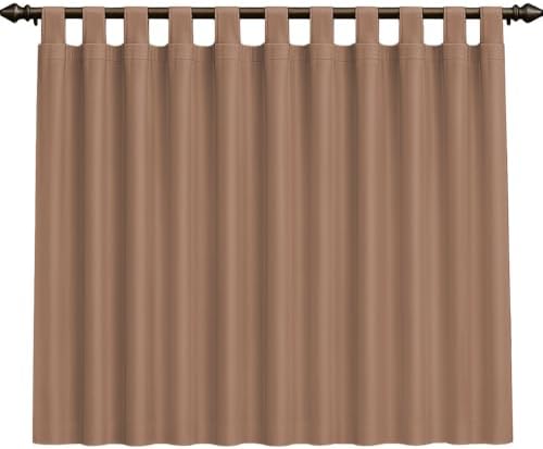 100% Blackout Tab Top Curtains for Extra Long Size Door,Window with