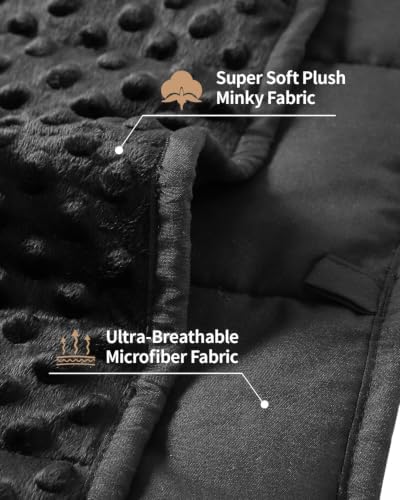 Mr. Sandman Weighted Blanket for Adults, Queen Size 20 lbs