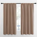 LITTLE BIRD Easy Rod Pocket Hanging Option Blackout Curtains for