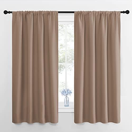 LITTLE BIRD Easy Rod Pocket Hanging Option Blackout Curtains for