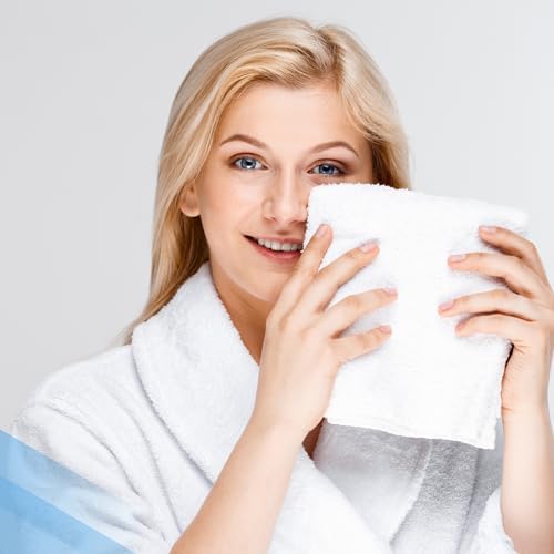 Infinitee Exclusive Grey Towel Bundle - Includes 4 Washcloths and 6