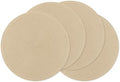 SHACOS 15 inch Round Braided Placemats Set of 4 Cotton Polyester Place