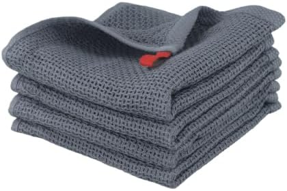Cotton Kitchen Towels 4-Pack Absorbent Cotton Kitchen Towels