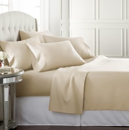 Danjor Linens Bed Sheet Set Queen Size for Hot Sleepers, Hotel Premium