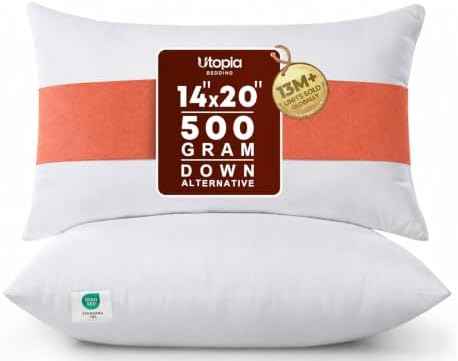 Utopia Bedding 14x20 Pillow Inserts, White Throw Pillows for Couch