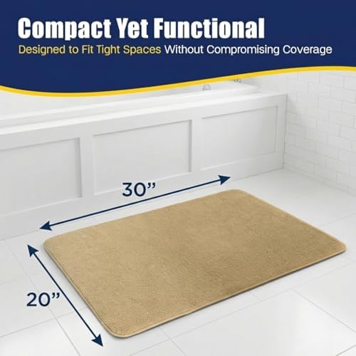 Muddy Mat® CloudStep Bathroom Rugs, Non Slip Bath Mats for Bathroom