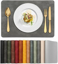 UnivoColors Placemats,Heat Resistant Placemats Set of 6 Washable 12 x
