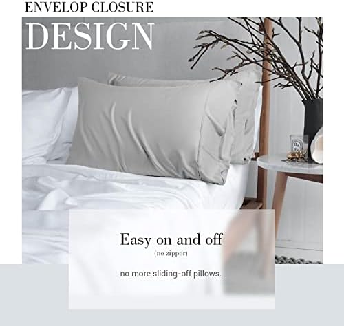 WishSmile Standard Pillow Cases Cooling Pillowcases Set of 2