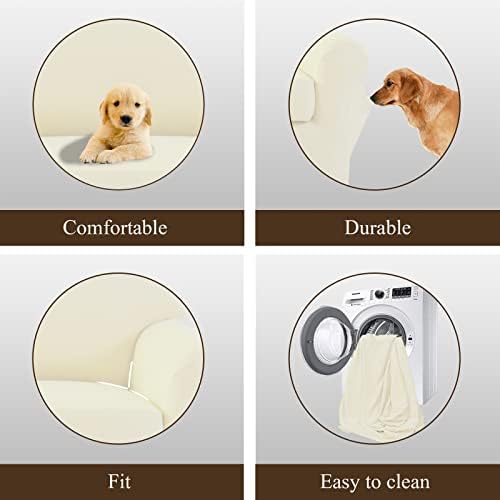Easy-Going 2 Pieces Stretch Couch Sofa Slipcover Washable