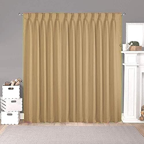 Niyati Pinch Pleated Polyester Blend Solid Perfect Window Curtains for