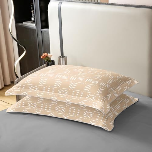Erosebridal Boho 100% Cotton Duvet Cover Queen White Tribal Print