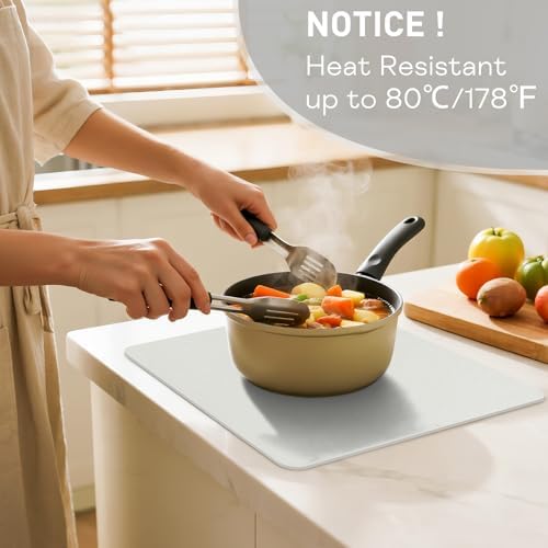 Faux Leather Placemats Set of 6, Washable Place Mats, Vinyl Placemats