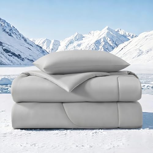 Quataly Cooling Comforter Set with Sheets&Pillowcases,Cooling Blanket