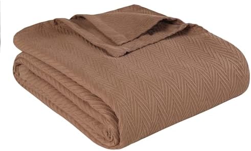 Superior Metro 100% Cotton Blanket, Perfect for Bedroom, Living Room