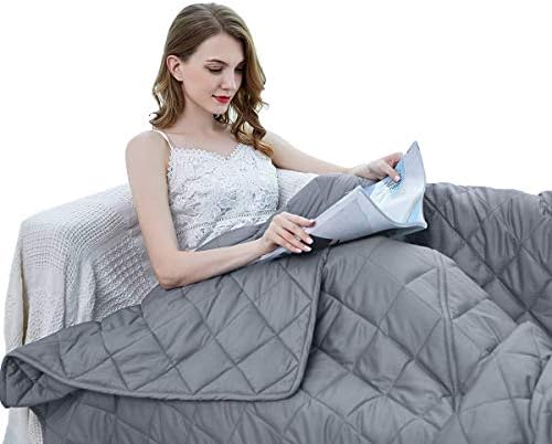 ZZZhen Weighted Blanket - High Breath - 60''80'' 20LBs - Quality Heavy