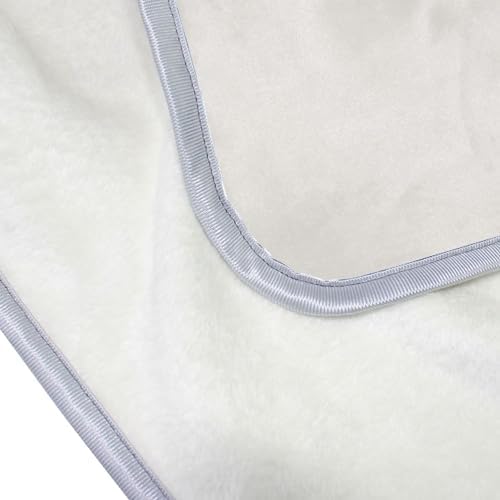 Beige Plush Throw Blankets for Bed Couch and Living Room Suitable