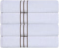 SUPERIOR Hotel Turkish Cotton 4 Piece Bath Towel Set, Ultra Plush Spa