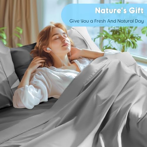 SONORO KATE 1000 Series 100% Egyptian Cotton King Sheet Set,4 Pieces