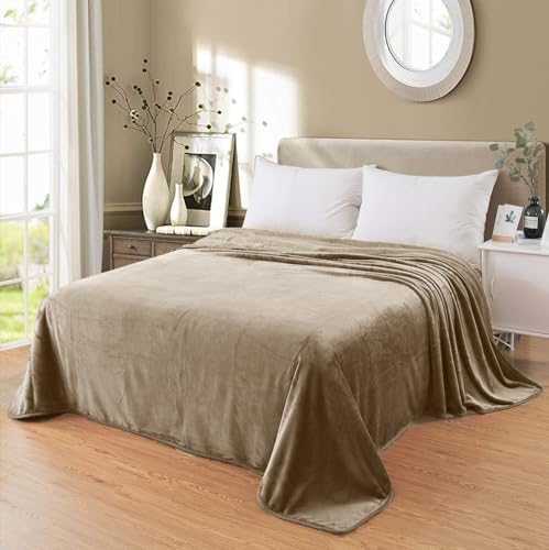 Fleece Blankets for All Season - Premium Lightweight Anti-Static Throw