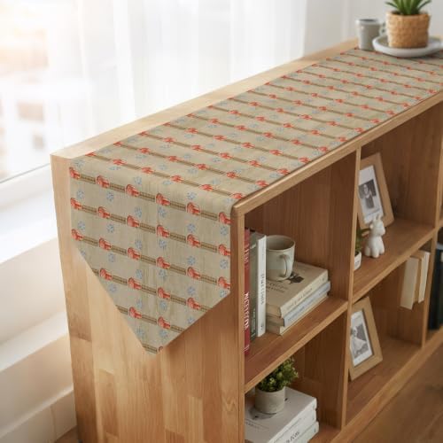 Farmhouse Barn Table Runner 108 inches Long Rustic Minimalist Harvest