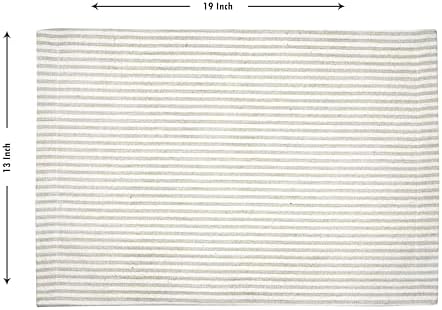 Cloths Small Stripe Placemats for Dining Table Set of 4, Heat