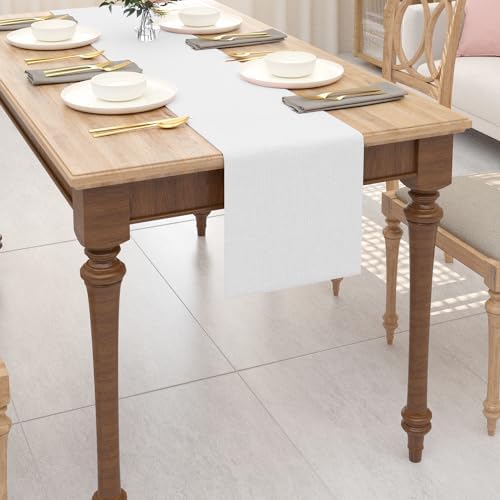 Dinning Table Runner Cloth 12 x 120 Inches Farmhouse Kitchen Coffee