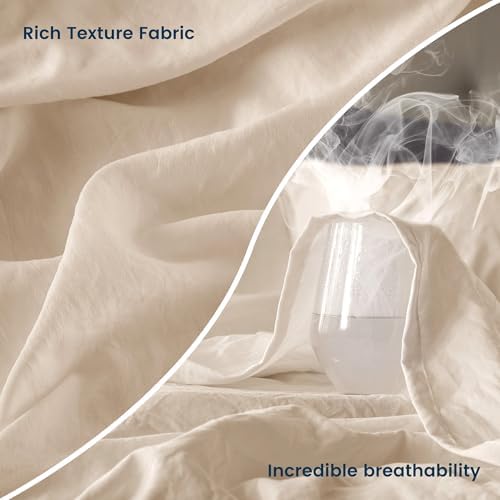 SLEEP ZONE Twin Sheet Set, 3 Pcs Soft Prewashed Luxury Bedding Sheets