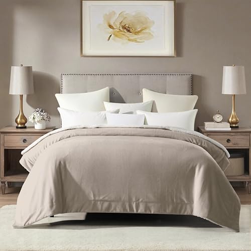Mocassi Premium Ultra-Soft Flannel Fleece Sherpa Throw Blanket - Warm