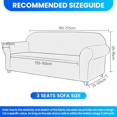 Stretch Sofa Cover Non-Slip Washable Furniture Protector