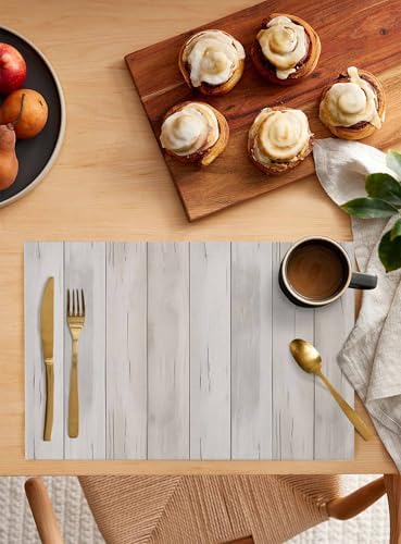 Placemats Set of 8, Beige Woven Placemat, Linen Place Mats for