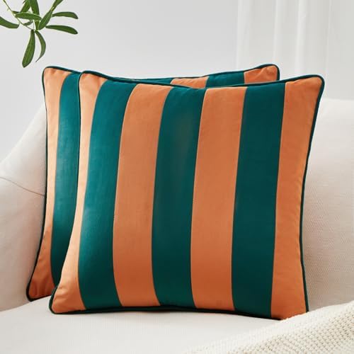 MONDAY MOOSE Decorative Throw Pillow Covers Cushion Cases, Set of 2