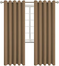 BGment Taupe Blackout Curtains for Living Room 84 Inch Long - 2 Panels