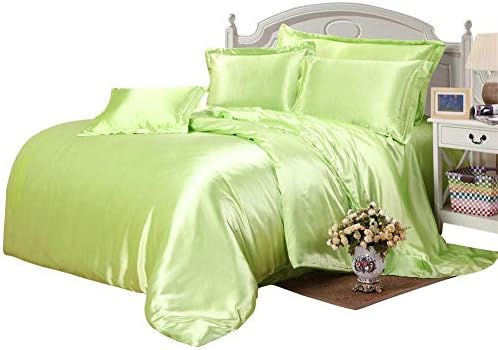 Duvet Cover Cal King Size Set Sage With Zipper Closure, Ultra Soft