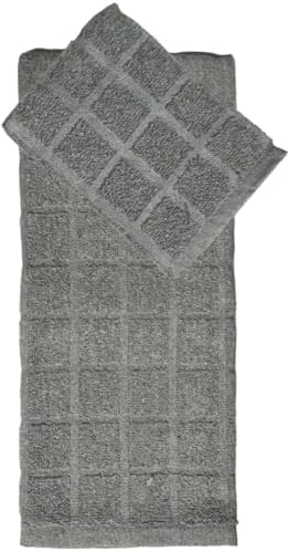 Set of 8, 100% Cotton Window Panel Terry Kitchen Towel - 4 Kitchen