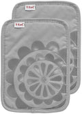 T-fal Medallion Design Pot Holder and Heating Pad, 6.75" x 9", Heat